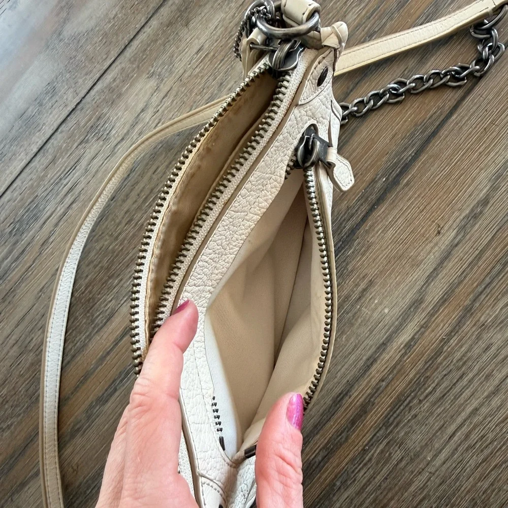 Coach Cream Leather Crossbody Bag - Picture 5 of 9